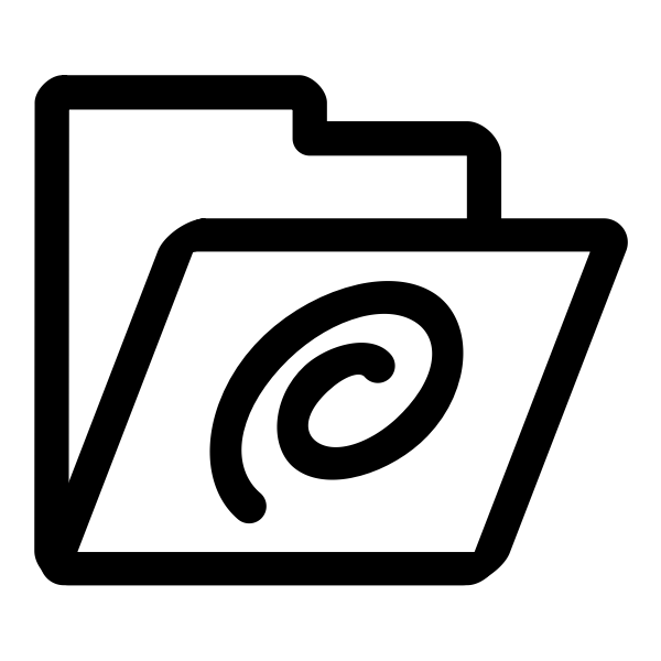 Folder icon mono