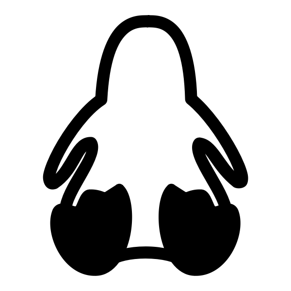 Penguine silhouette