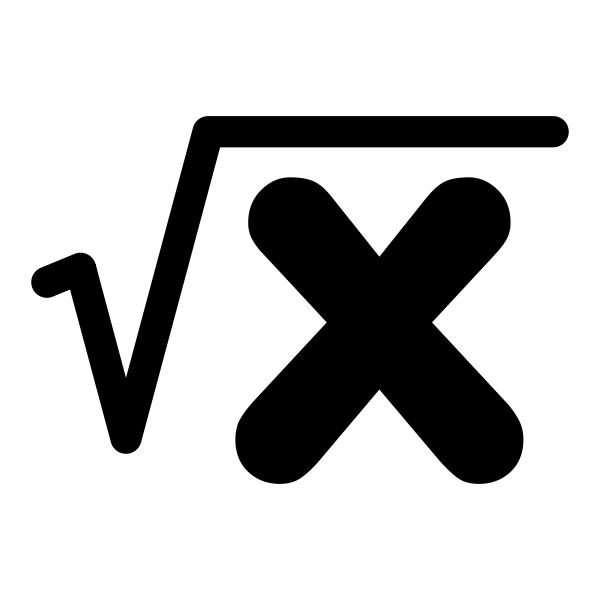 Square Root Symbol Free SVG
