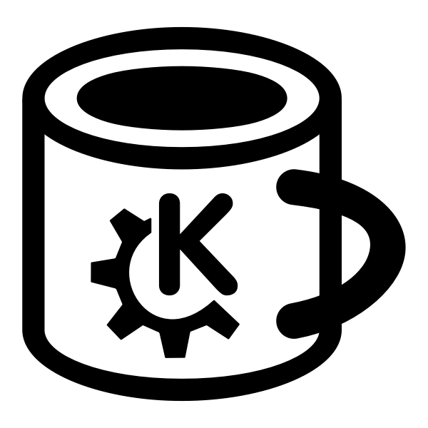 Vector drawing of tea mug pictogram