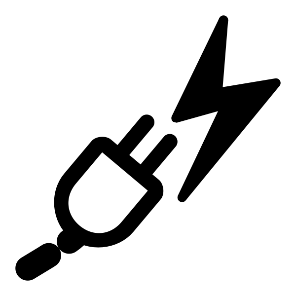 Power manager icon vector drawing