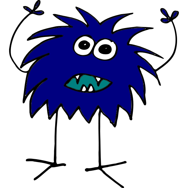 Blue monster image
