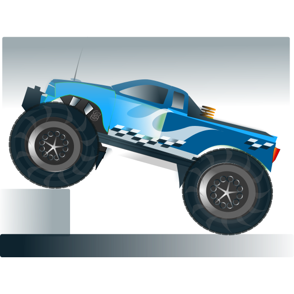 Download Monster truck stunt vector | Free SVG