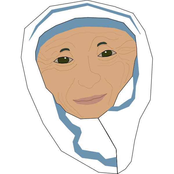 Free Free 118 Mother Teresa Svg SVG PNG EPS DXF File