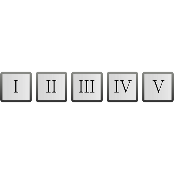 Download Roman Numerals | Free SVG