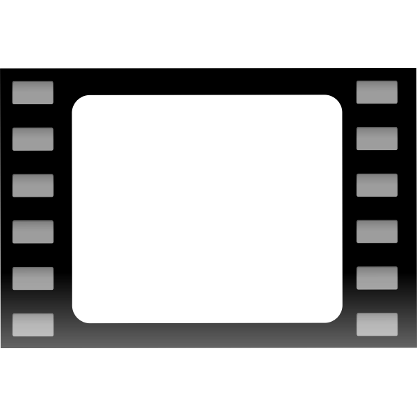 Movie frame vector image