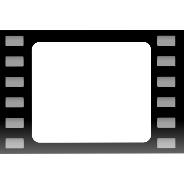 Silent Film Template Inverse Free Svg
