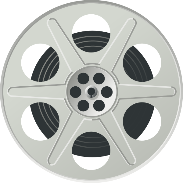 Movie reel vector image