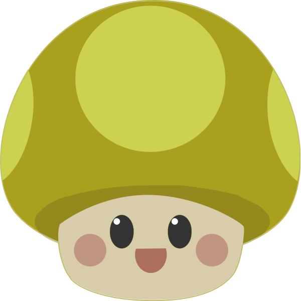 Mushroom icon cartoon