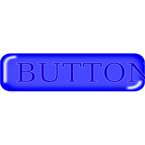 Pill shaped dark blue button vector illustration