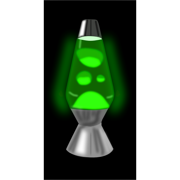 Lava-lamp (Glowing green)