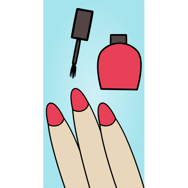 Download Red Nail Polish Free Svg