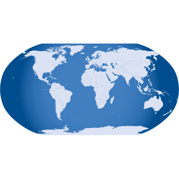 World map vector image