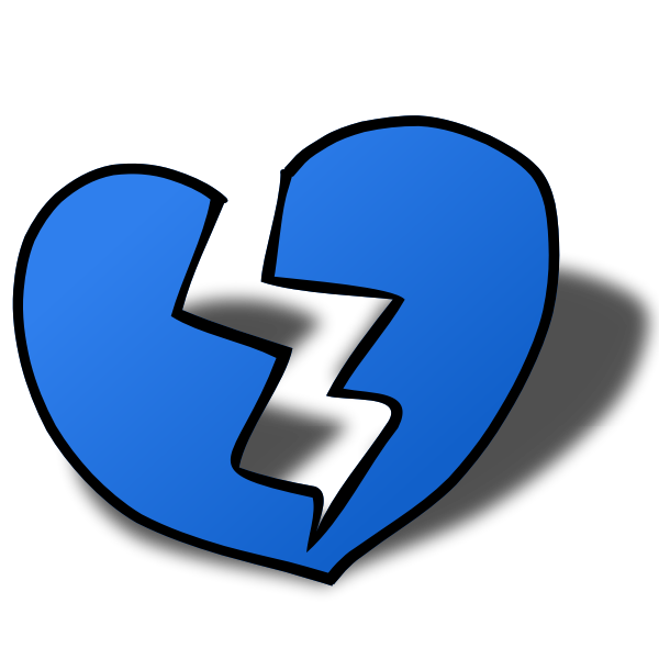 Download Broken heart | Free SVG