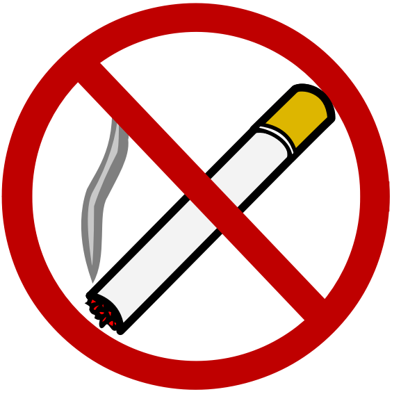 No smoking sign vector clip art