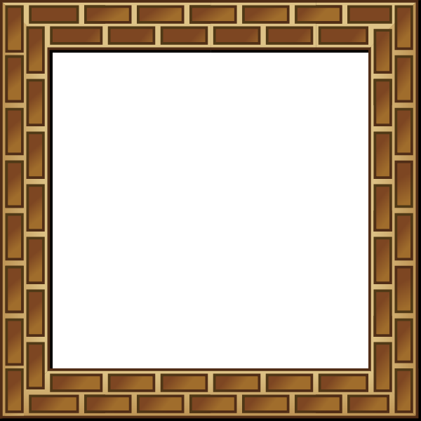 Brick frame vector image