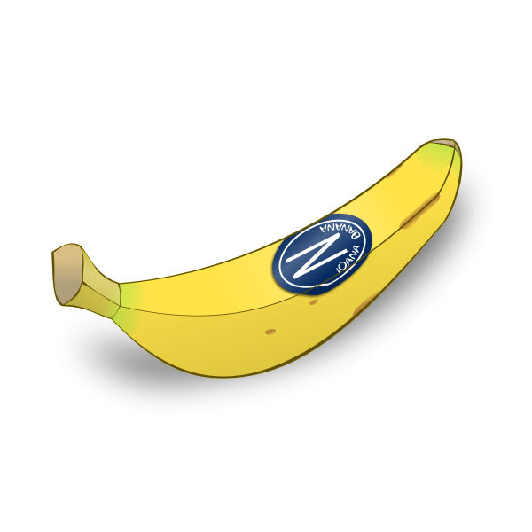 Banana vector clip art