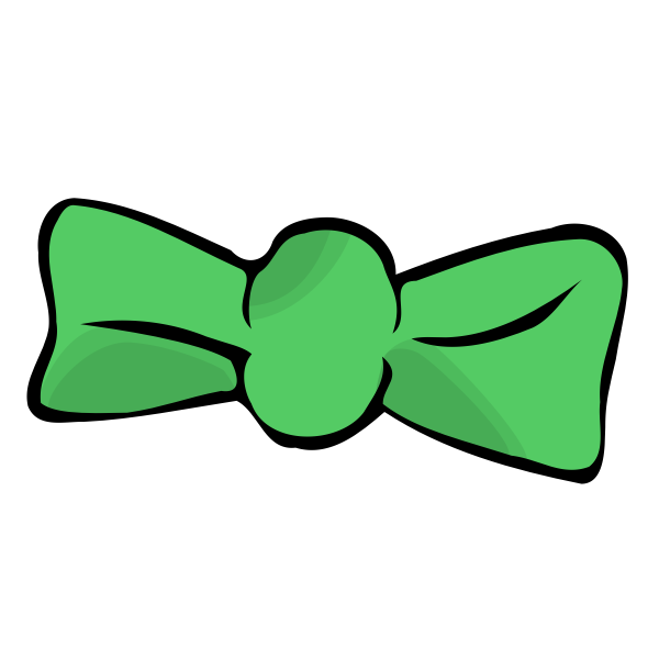 Bow tie vector drawing