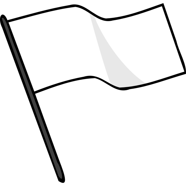 Download Waving white flag | Free SVG