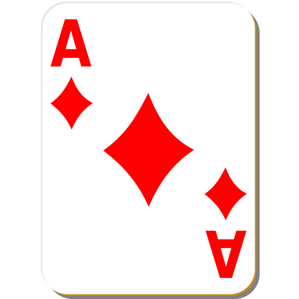 Download Ace Of Diamonds Vector Image Free Svg