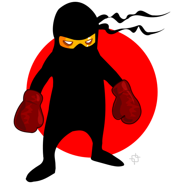 Download Ninja boxer | Free SVG