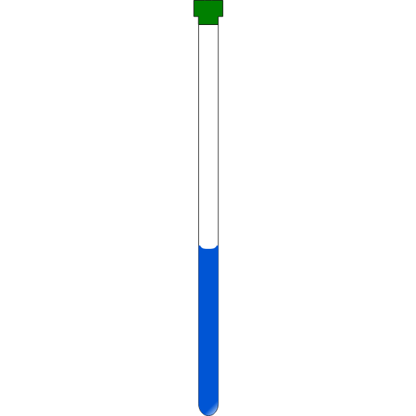 Filled NMR Tube