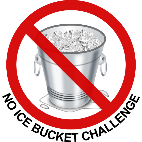 no ice bucket challenge