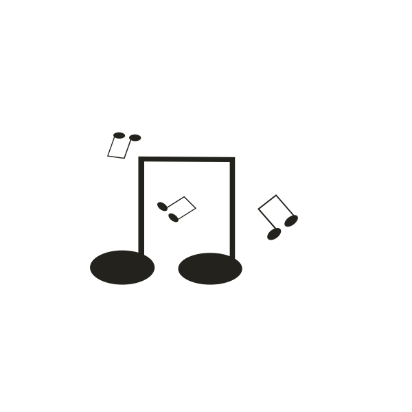 Musical notes collection vector imafge