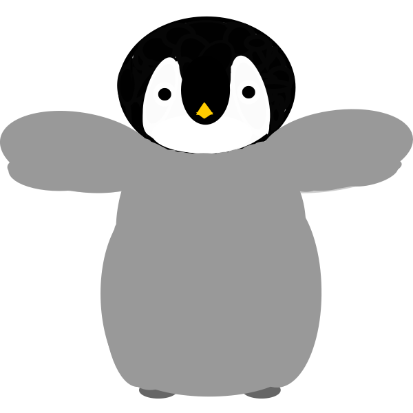 Penguin cartoon | Free SVG