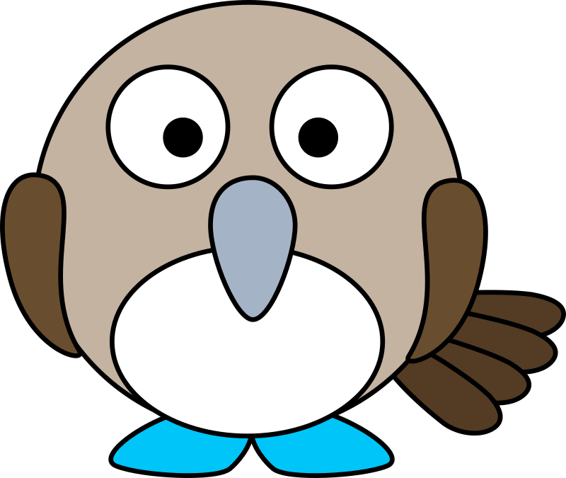Cute Cartoon Owl Bird
