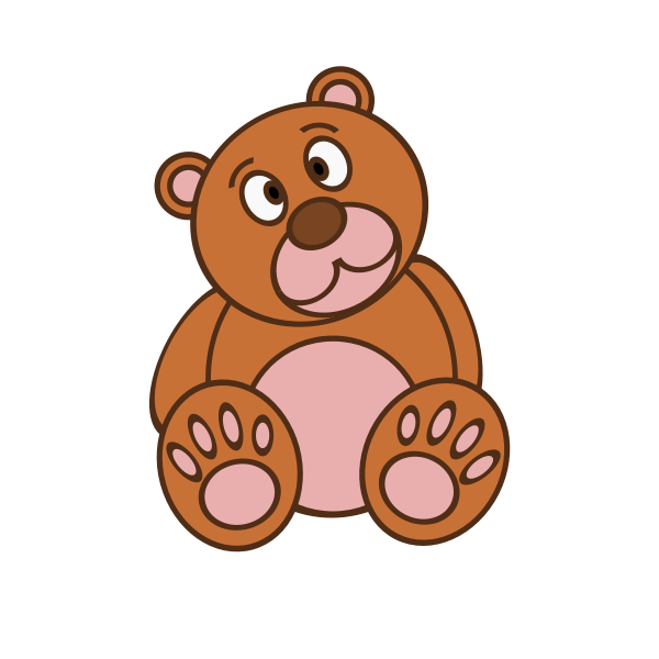 Stuffed bear toy