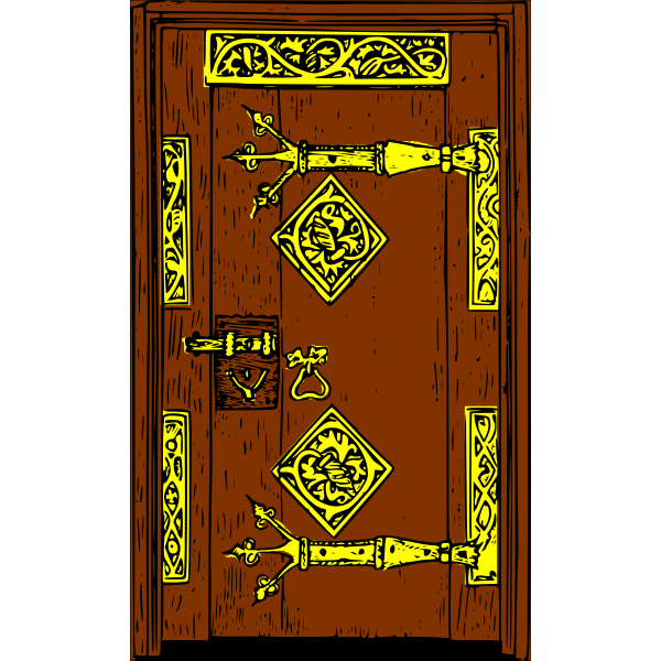 Old wooden door | Free SVG