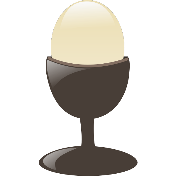 Download egg with egg-holder | Free SVG