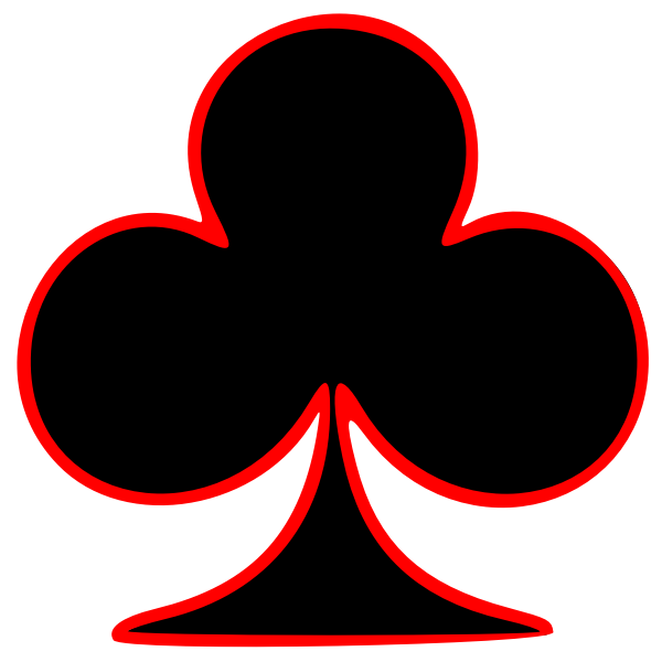 Symbol of a playing card