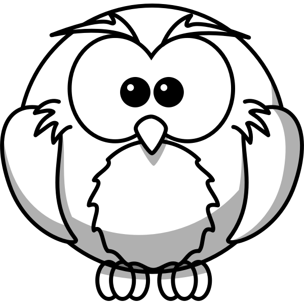 Download Owl Line Art Vector Illustration Free Svg