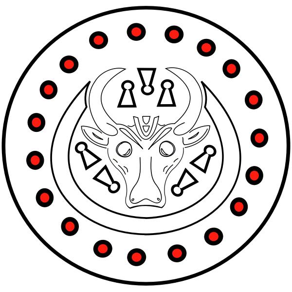 Radimichian symbol vector image