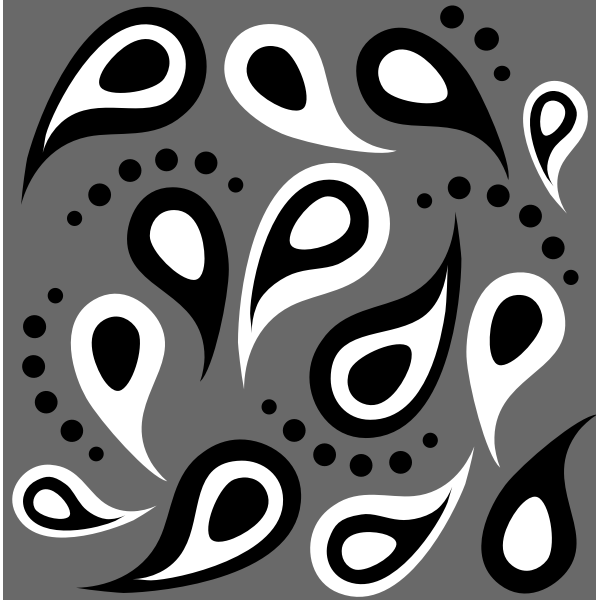 Paisley Simple Vector Pattern
