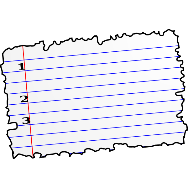 Paper leaf vector image