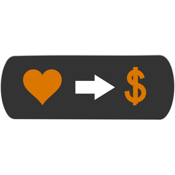 Love and money button