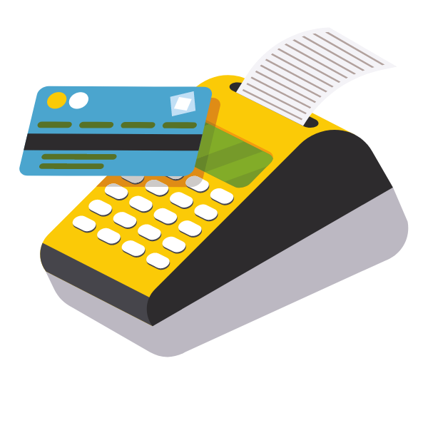 POS termina credit card payment