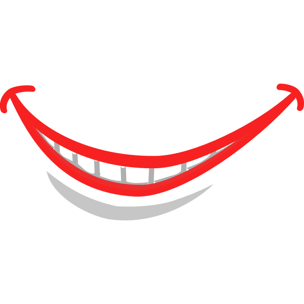 Smile lips vector image