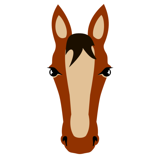 Horse's face