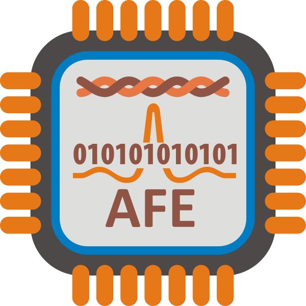 ADSL AFE microprocessor vector image