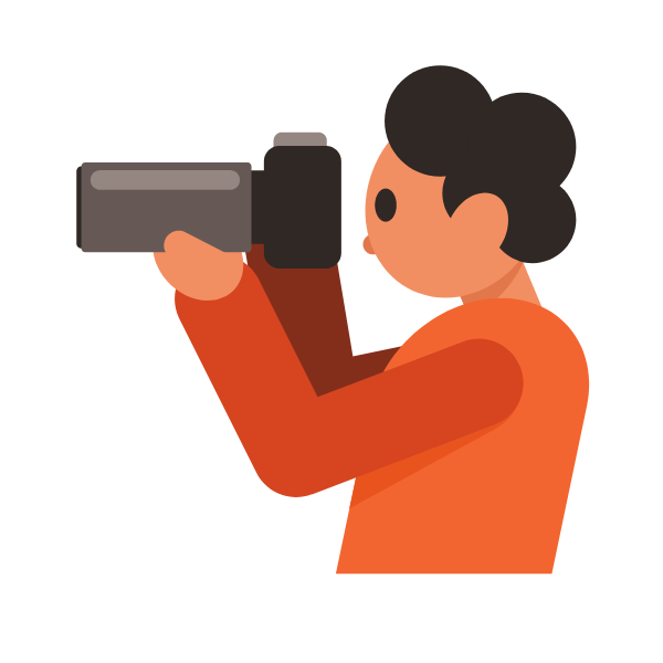 Photographer is taking a shot