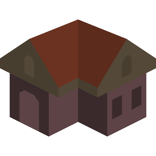 House 3d isometric building