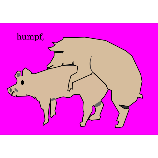 pigs copulating | Free SVG