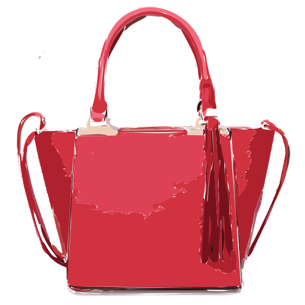 pink bag tassles no logo