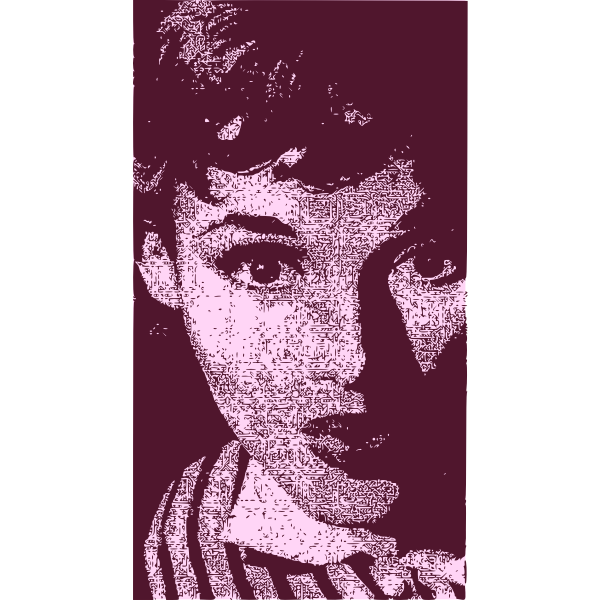 Audrey Hepburn SVG