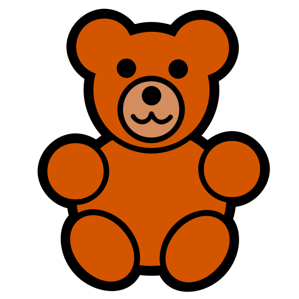 Download Teddy Bear Toy Vector Clip Art Free Svg