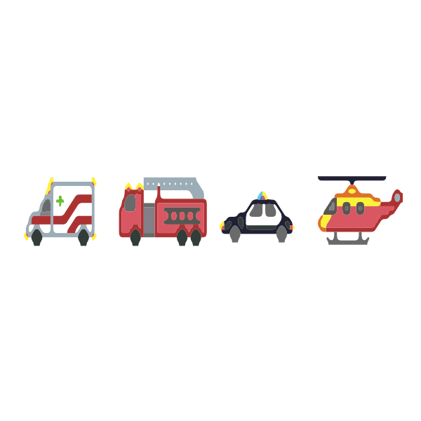 pixel emergency vehicles